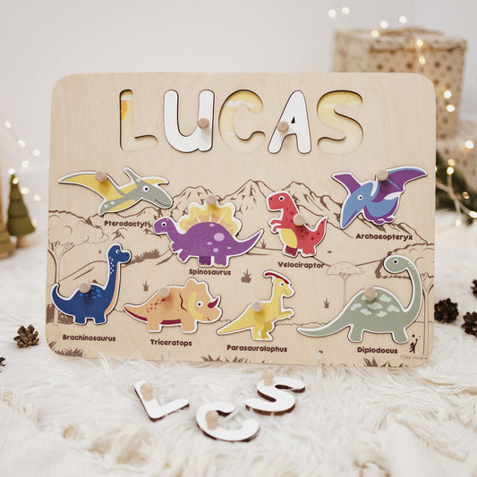 Dinosaurier Namensbrett