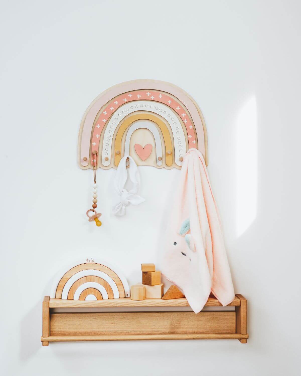 Regenbogen Kinderzimmer Wandhänger
