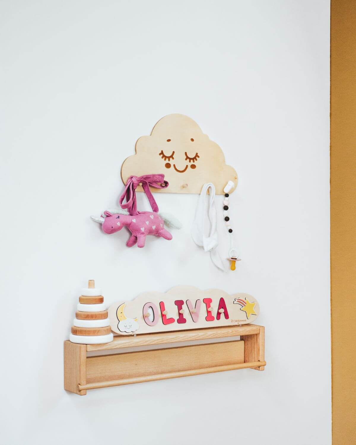 Wolken-Wandhänger für das Kinderzimmer