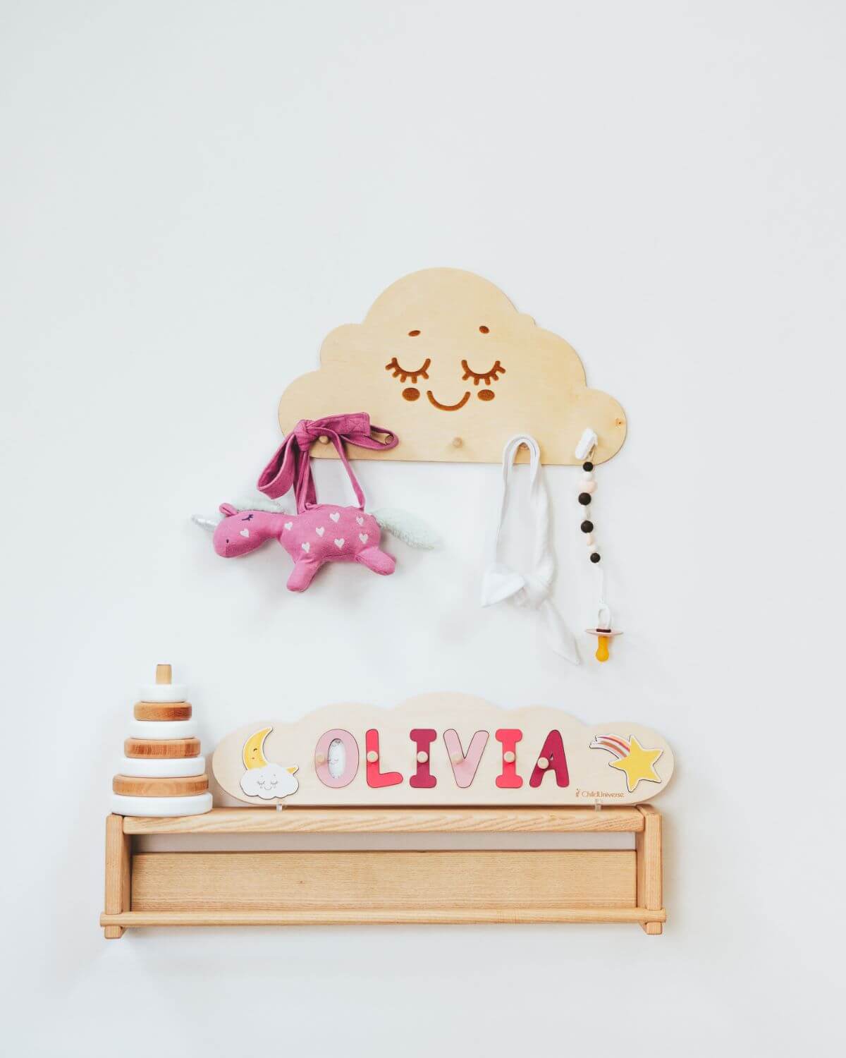 Wolken-Wandhänger für das Kinderzimmer