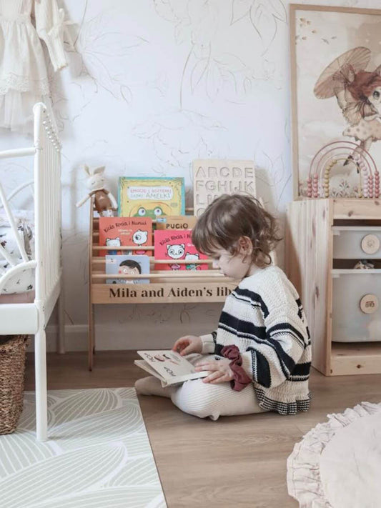 Holz Montessori Bücherregal