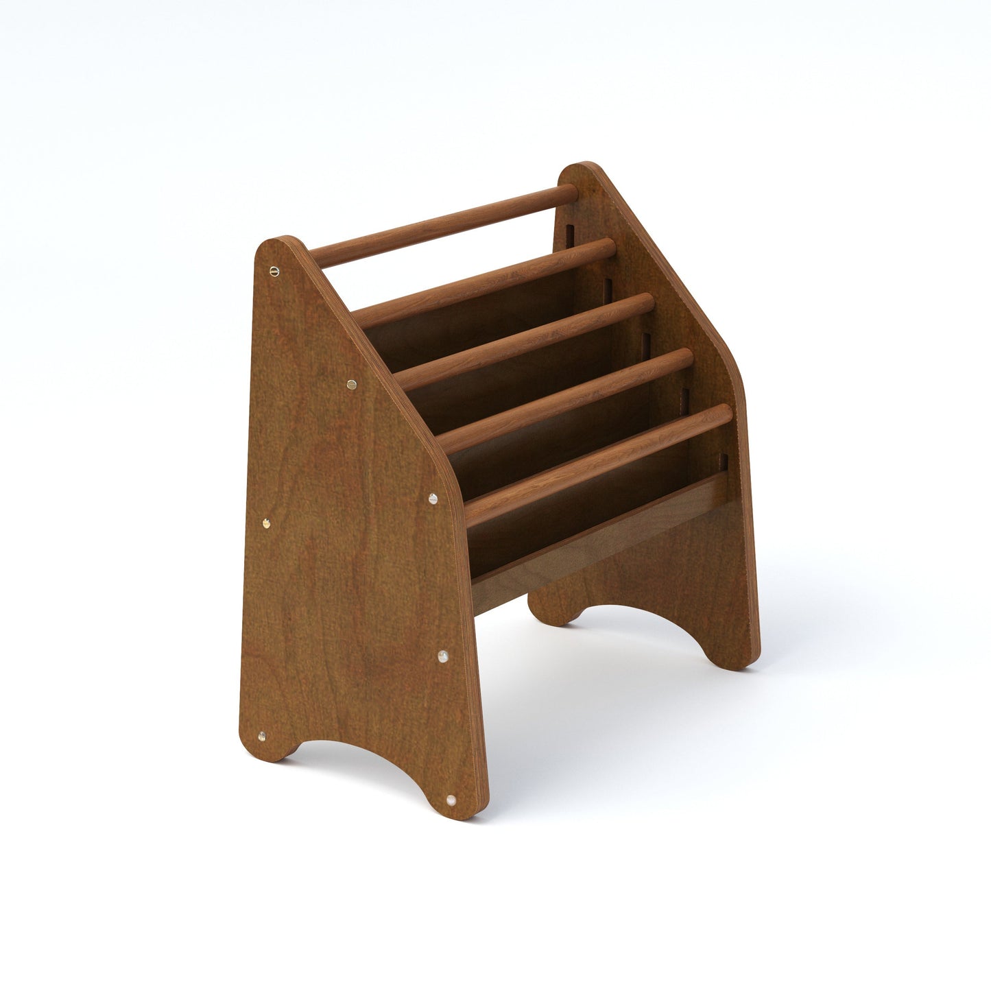Holz Montessori Bücherregal Rosa