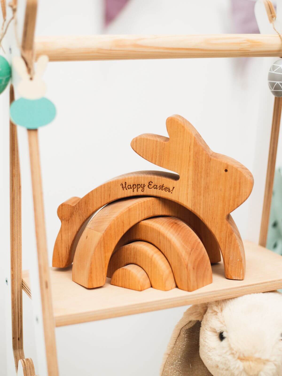 Holzkaninchen Stapler