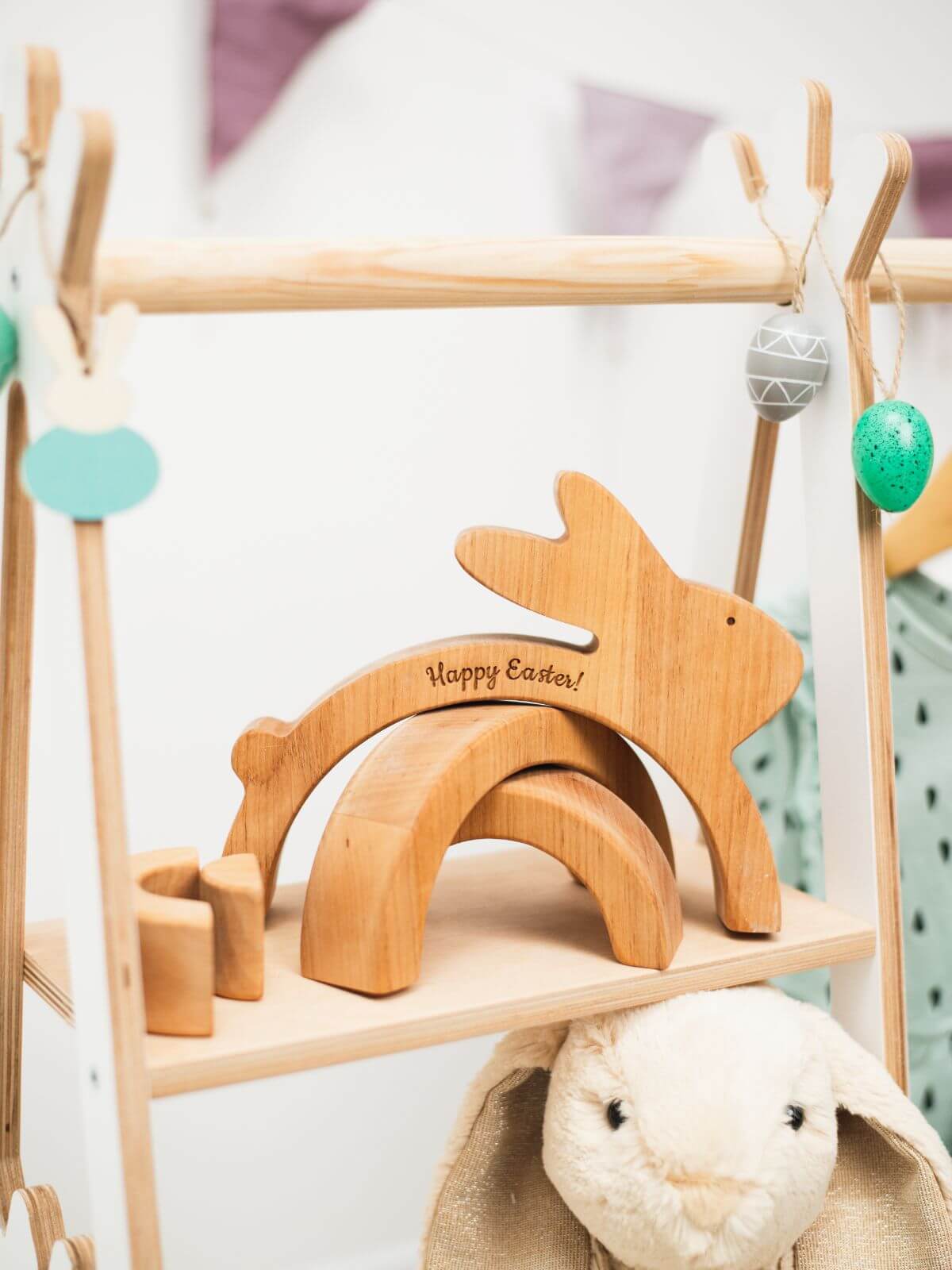 Holzkaninchen Stapler