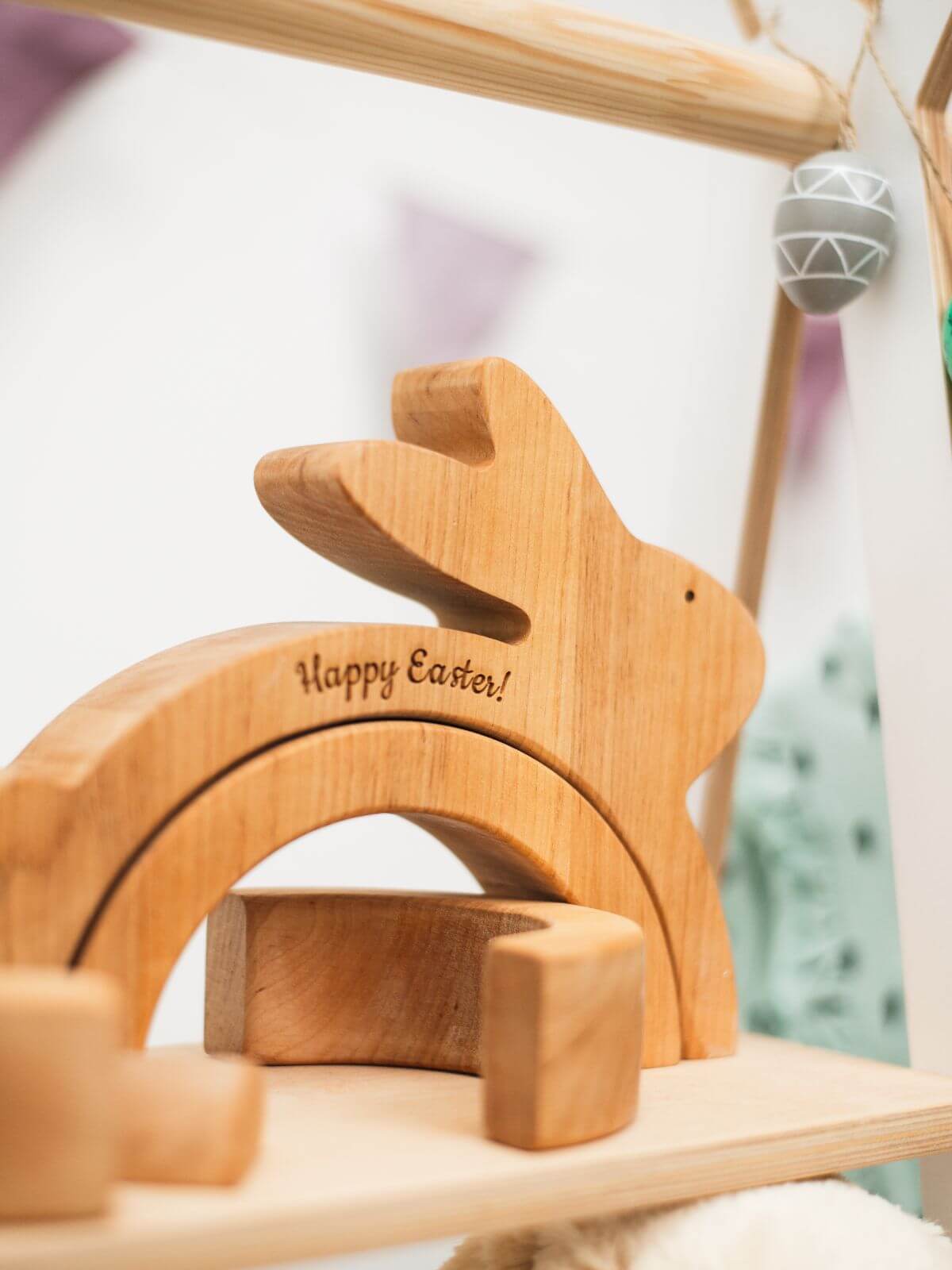 Holzkaninchen Stapler