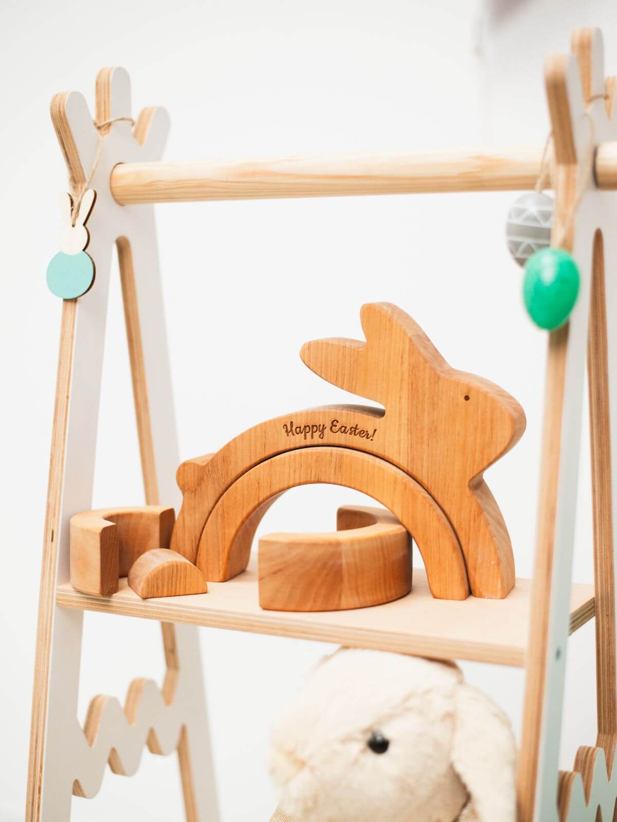 Holzkaninchen Stapler