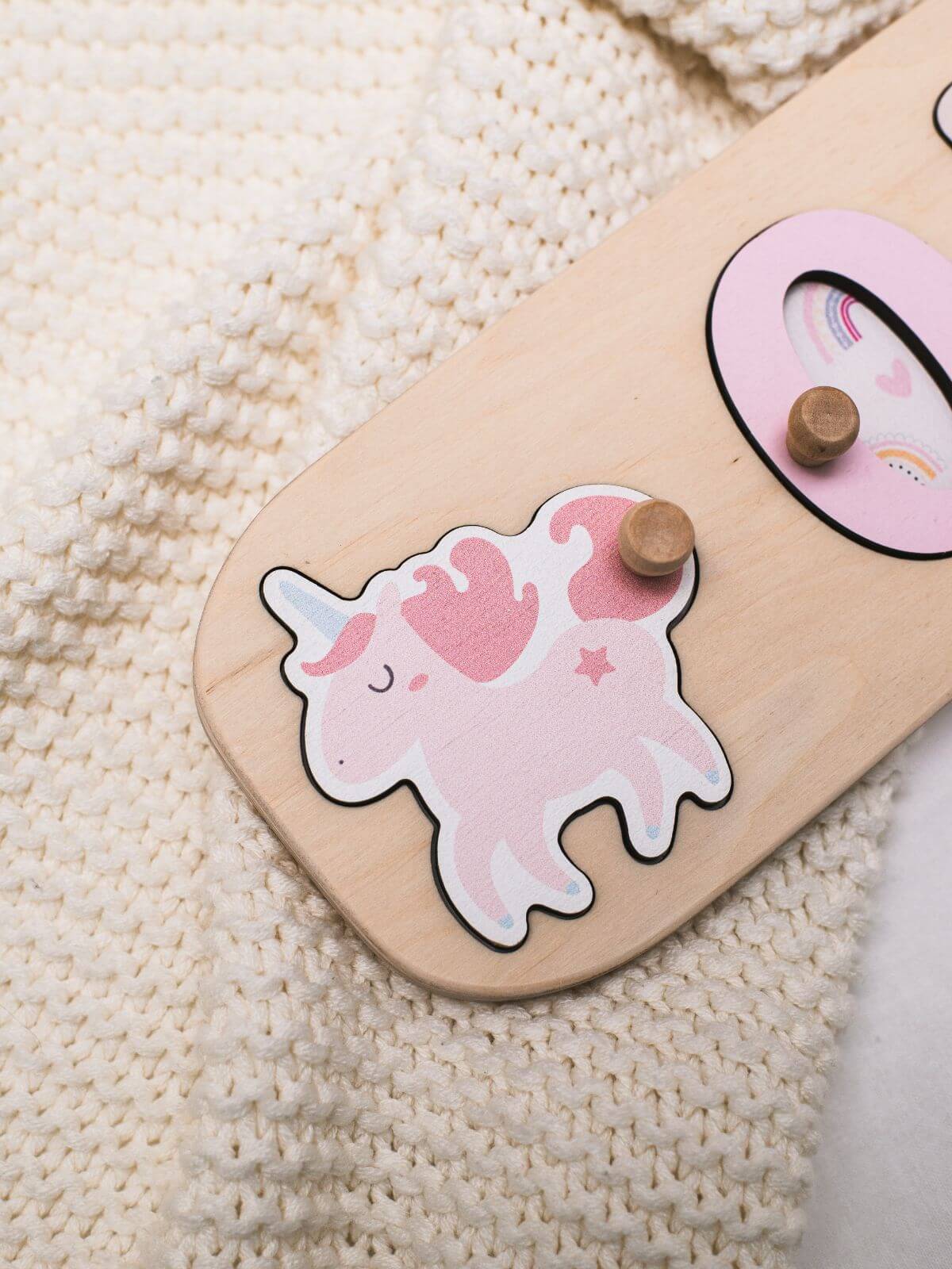 Namenspuzzle mit Einhorn